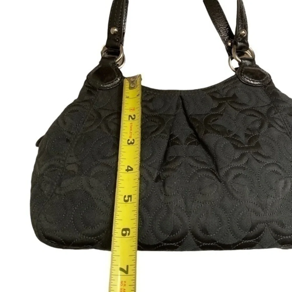 Coach y2k granmercy quilted black op art c bag 42949